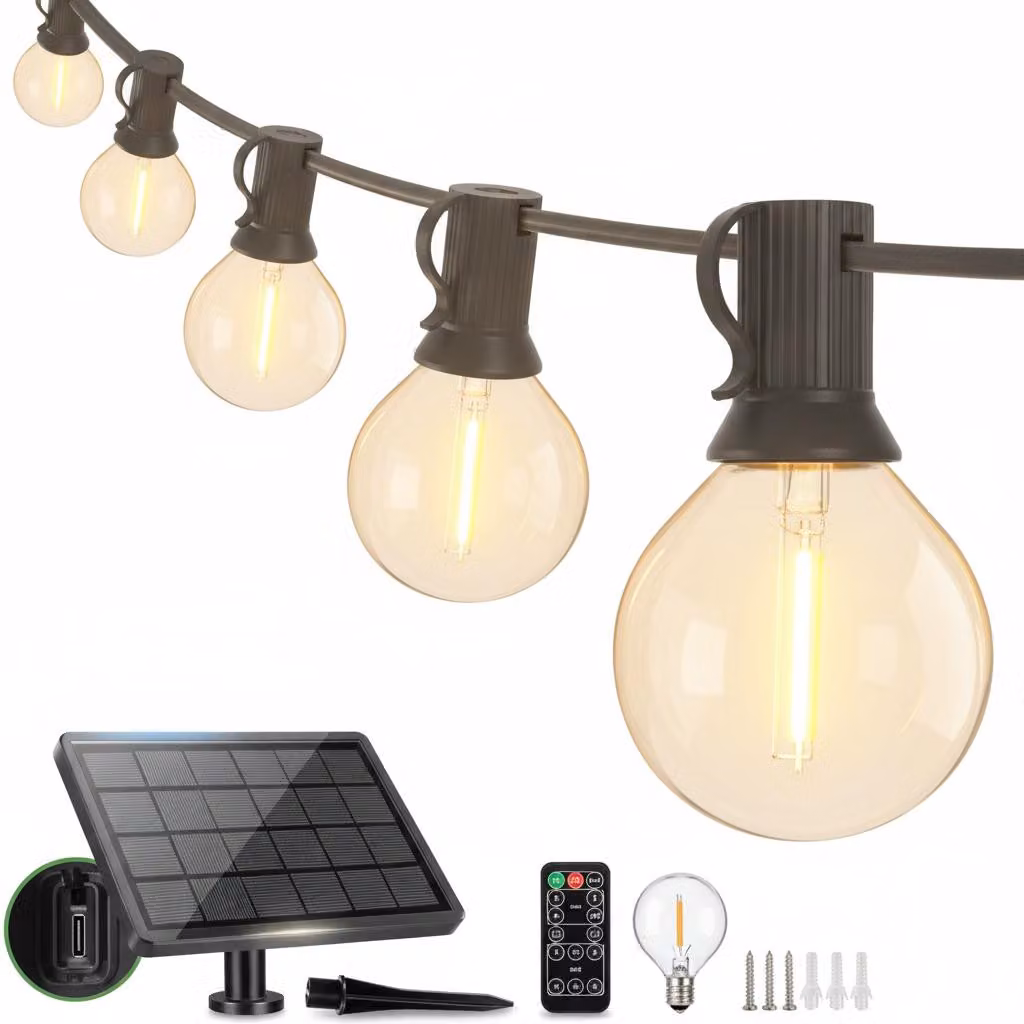 InAndOutdoorMatch - Illuminazione per feste a energia solare - 10 metri