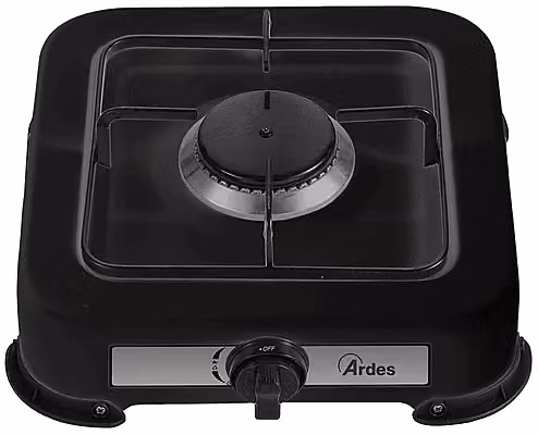 Fornello a gas Ardes Odino con 1 zona di cottura, nero