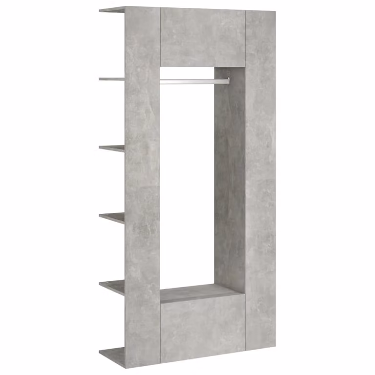 Mobili da Corridoio 2 pz Grigio Cemento in Legno Multistrato