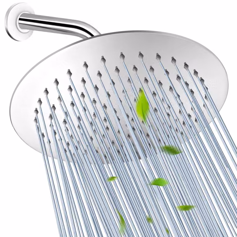 Testina doccia a soffitto in acciaio inossidabile da 30 cm con angolo regolabile