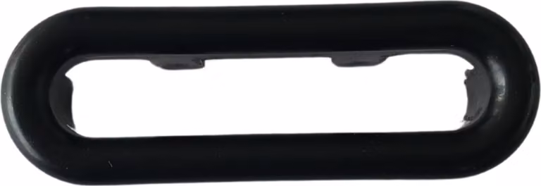 Sifone rettangolare NERO per lavabo in Vetroceramica