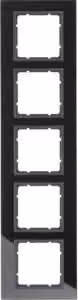 Berker 10156616 Cornice in vetro nera Berker B.7