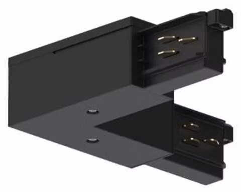 BRUM Connettore ad angolo trifase DALI ws 87126070 ONETRACK, bianco, conduttore di protezione interno