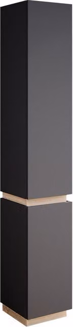 Armadio da bagno Vicco Gloria Antracite con 2 ante e ripiani interni L: 33 cm, H: 197.5 cm, P: 35 cm – 1