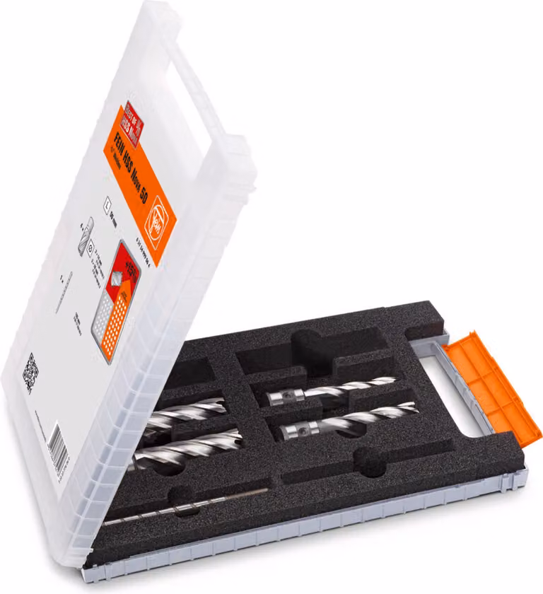 Fein Kernbohrer-Set HSS Nova 25 W, 6-teilig, Bohrer Set