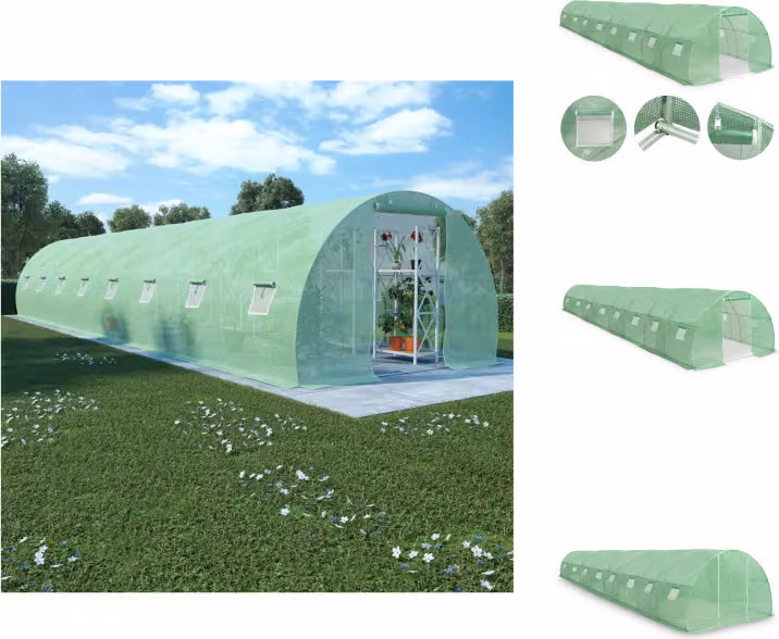 vidaXL Serra 36m² 1200x300x200 cm - Serre