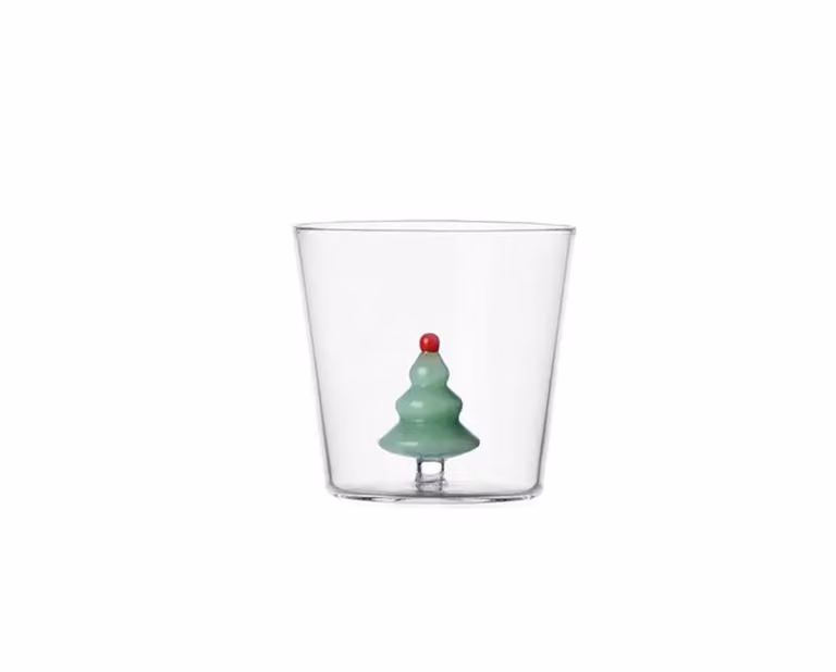 Woodland Tales - Tumbler Albero di Natale Verde Opaco - Set da 2