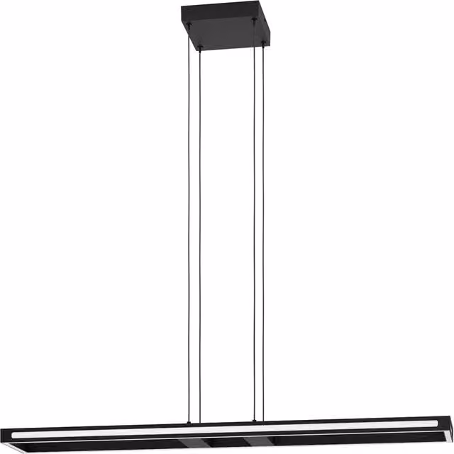 Sospensione Contemporanea Salvilanas-Z Alluminio Nero 1 Luce Led 33W