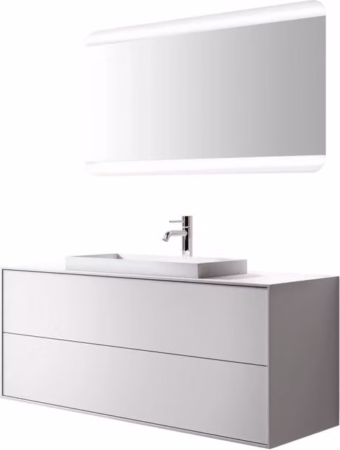 Mobile bagno composizione 3 pezzi IGEA colore bianco opaco