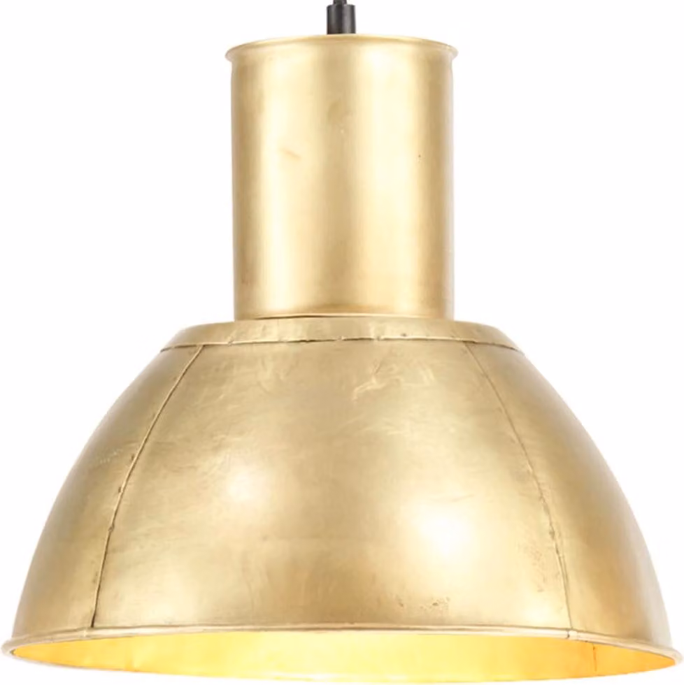 Lampada a sospensione, 25 W, colore ottone, rotonda, 28,5 cm, E27 Lumarko!