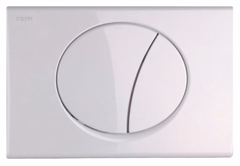 Placca da incasso MEPAellipse per A21/E21 2-quantità, bianco