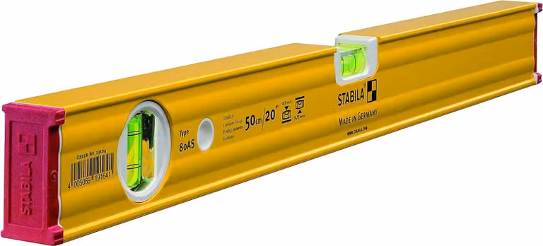 Livella a bolla LM 80AS 50 cm Stabila | 4005069191641