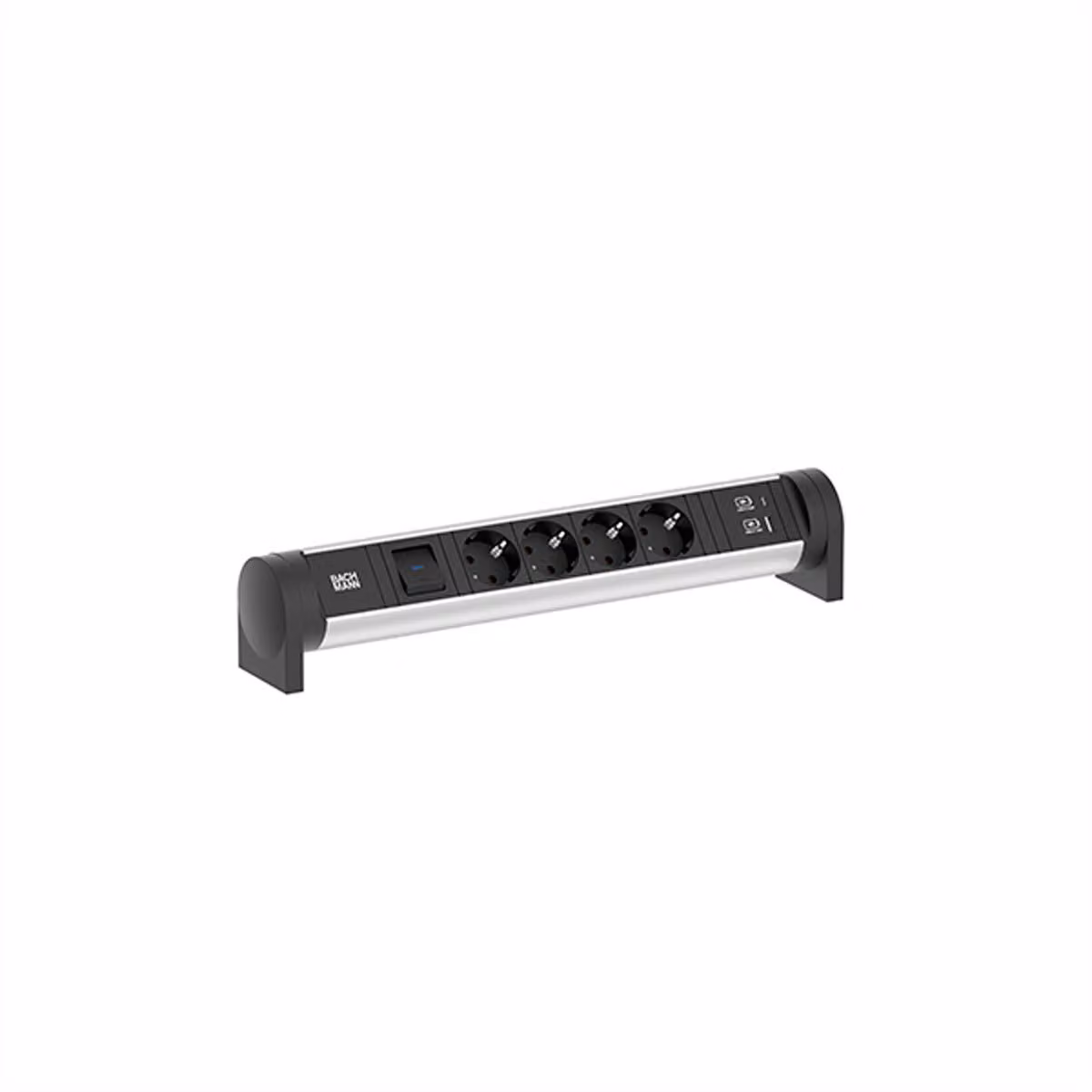 BACHMANN CYCLE Desk 4xCEE7/3 1xinterruttore 1xUSB A/C 22W 0,2m GST18