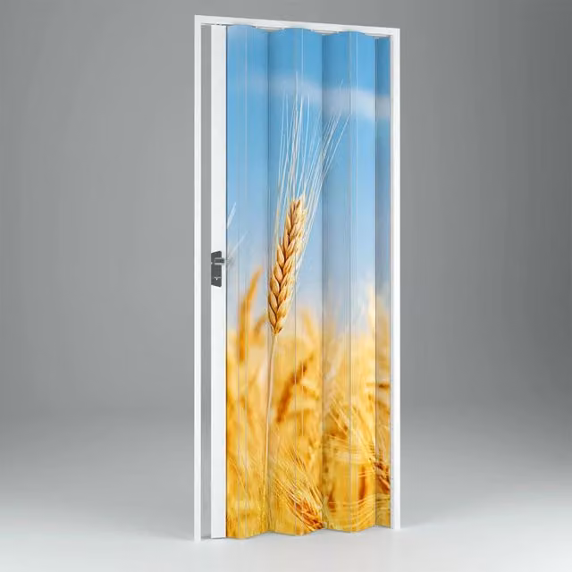 Porta a soffietto da interno in PVC mod. Vera multicolore L: 102 cm, H: 214 cm