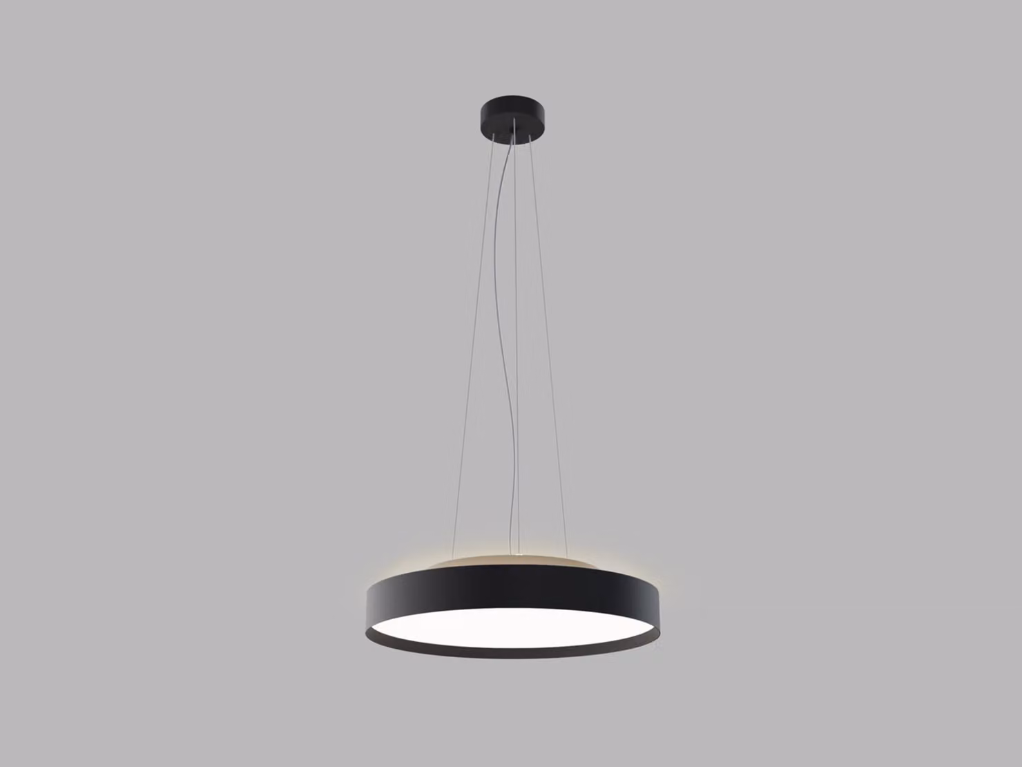 LED2 3275853D Lampada a sospensione TORO 40 P/N-Z, B DALI/PUSH DIM 32+8W 3000K/4000K nero