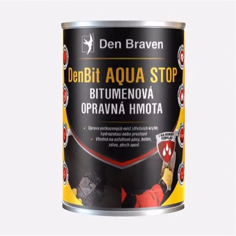 Massa bituminosa impermeabilizzante per tetti DenBraven AQUA STOP 3 kg DenBit