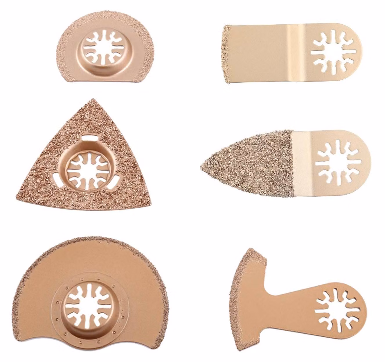Omgoods - Lame per utensile multifunzione - Set da 6 pezzi - Elevata durezza - Resistente all'usura - Universale - Prestazioni di taglio eccellenti - Lunga durata