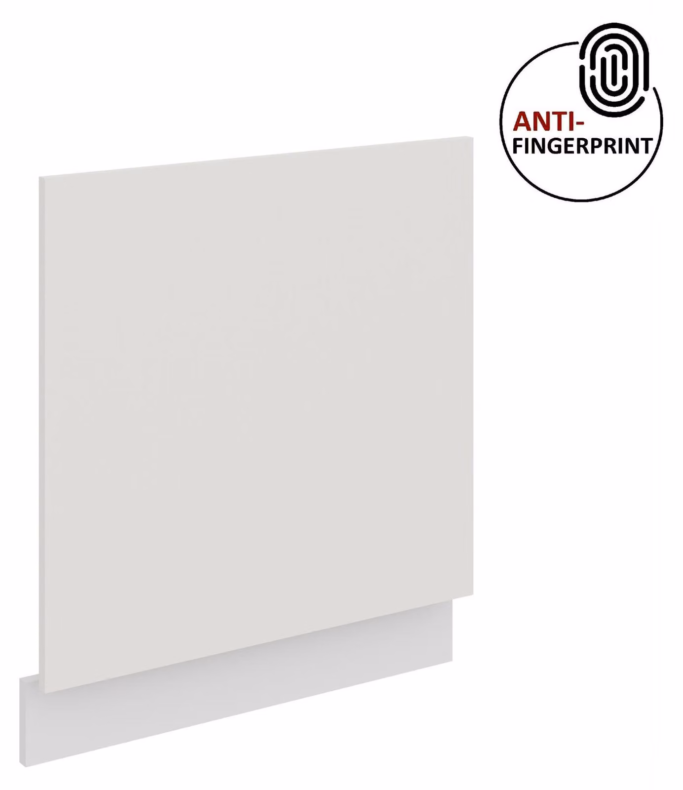 Pannello frontale per lavastoviglie da incasso da 60 cm ARIA bianco ultra opaco + bianco opaco, frontali di alta qualità con rivestimento anti-impronta, cucina a incasso