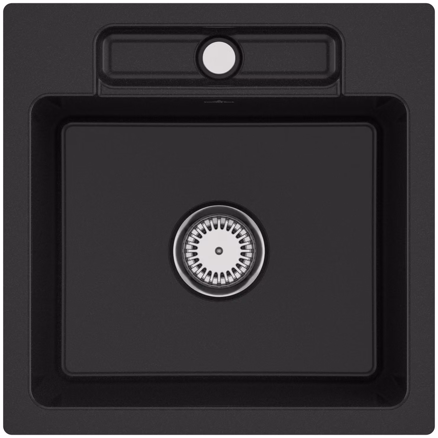 Lavello da incasso V&B Siluet 50 S Flat con scarico, a comando manuale, cromite
