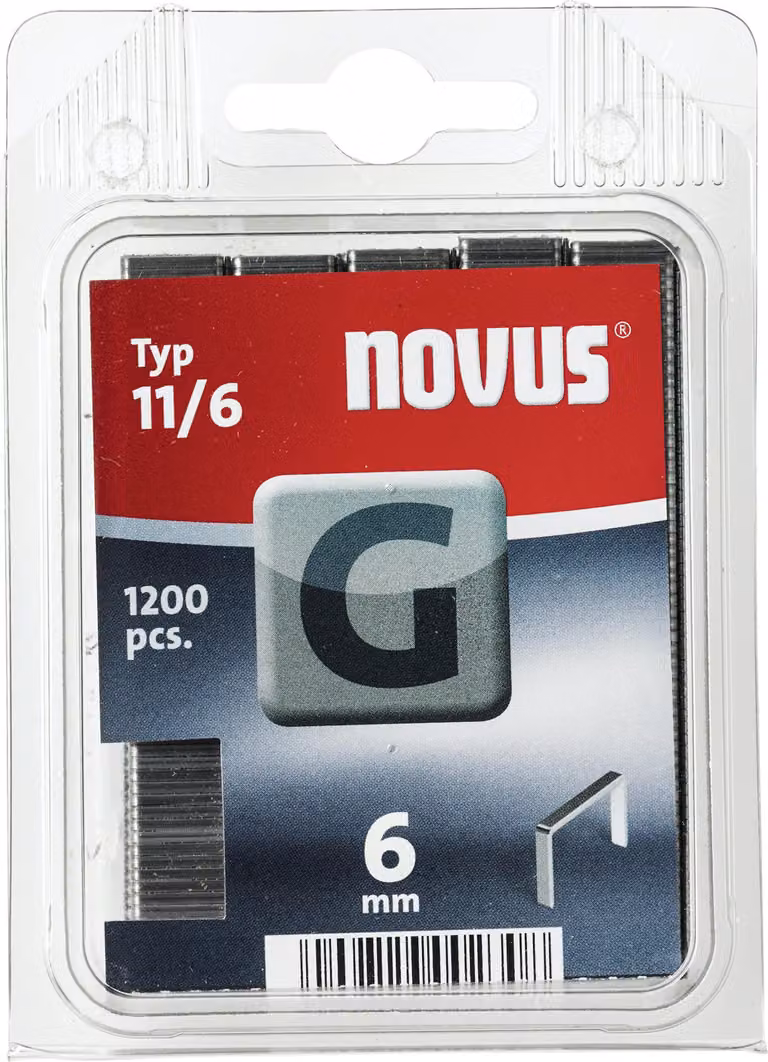 Graffe a filo piatto Steinel 11/6 1200 pz. Graffe per filo metallico