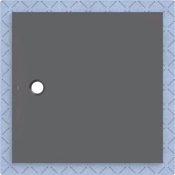 Geberit CleanFloor30 surface de douche, intégrée, avec voile d'étanchéité, 120x120cm, 551.026.DM.1, 551.026.DM.1