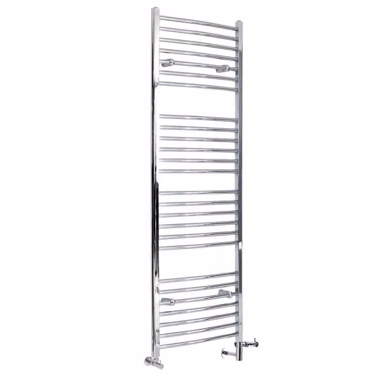 Scaldasalviette Misto Curvo - Termoarredo Bagno Cromato - 1800 x 500mm - 480W - Kent