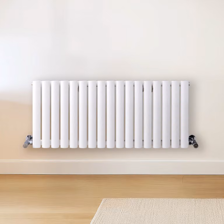 Radiatore Orizzontale di Design Bianco - 400 x 1000mm - 548W - Revive