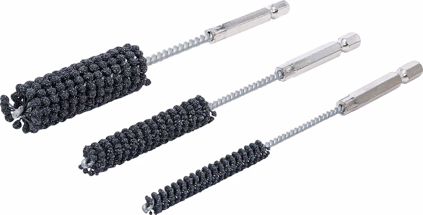 Set di utensili di levigatura BGS flessibili con gambo da 6,3 mm (1/4") grana 60 / 80 8 - 12 - 20 mm 3 pezzi - 1272
