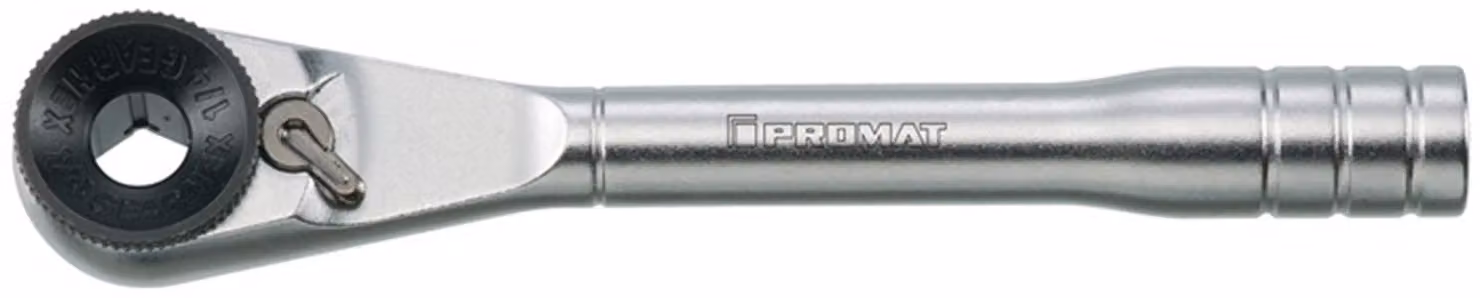 Cricchetto cambio bit/leva 1/4 di pollice apertura bit diretta L.95mm 72 T.PROMAT