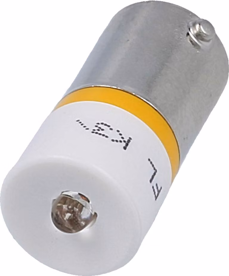 Georg Schlegel Diodo luminoso per portalampada BA9s lampeggiante 24V giallo BA9s LED Tensione nominale 24V CC (+10%) - 1 pezzo