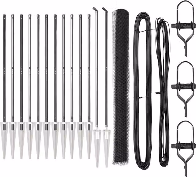 Palo per recinzione in acciaio e PVC Grigio H: 160 cm, L: 27 cm, P: 3,2 cm