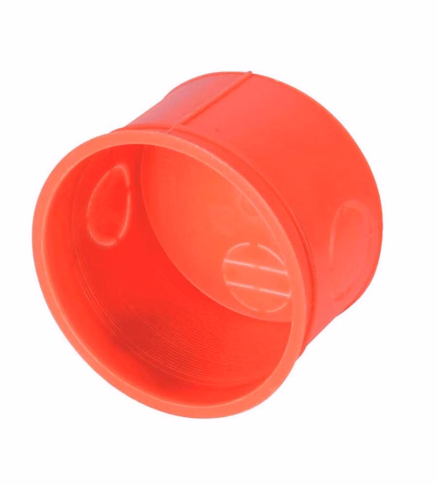 Cassetta Derivazione Incasso Tonda Arancio diam. 80 mm 10 Pz