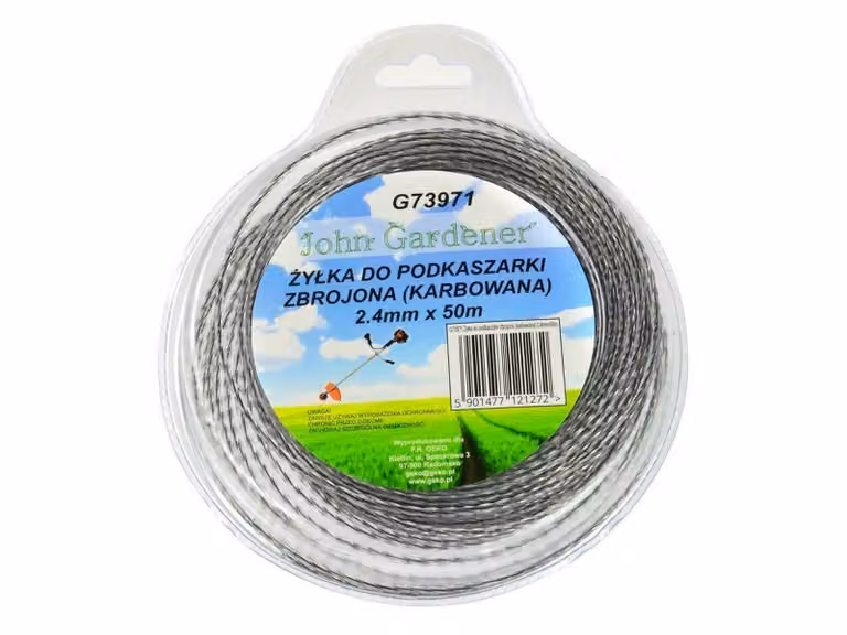Filo per trimmer rinforzato (crimpato) 2,4mmx50m