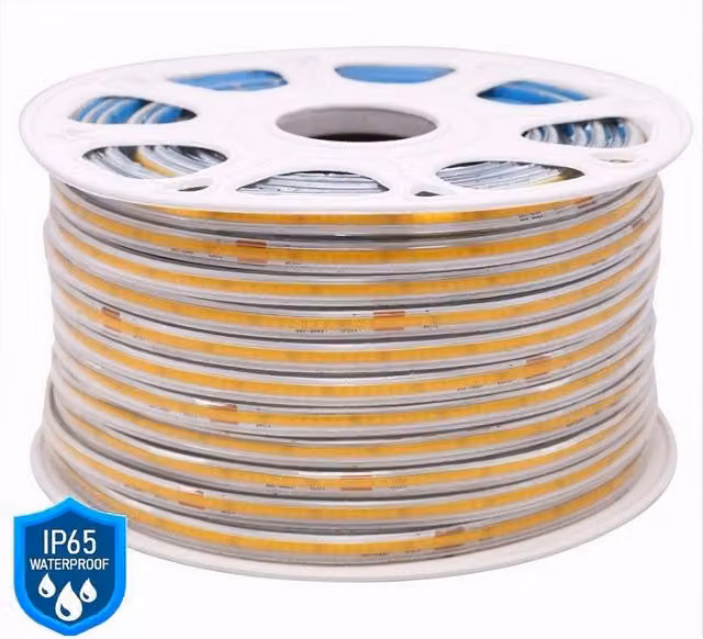 Trade Shop - Bobina 100mt Strip Led Cob 220v Esterno Ip65 Luce 3000k 4000k 6500k 220v-cob-288 -