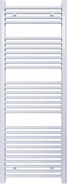 Scaldasalviette termoarredo idraulico Olimpo Docce in acciaio bianco H: 150 cm, L: 55 cm, interasse 50 cm – 1