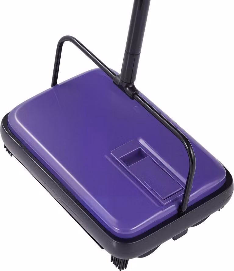 Spazzatrice per tappeti viola - Spazzatrice per pavimenti, spazzatrice per tappeti e spazzatrice - Soluzione efficace per la pulizia dei pavimenti
