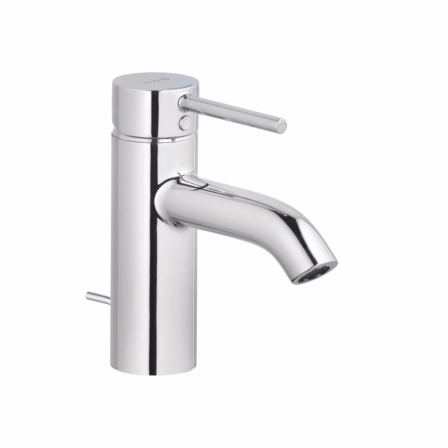 Miscelatore monocomando per lavabo Kludi Bozz con set di scarico cromato, 5 l/min a 3 bar, 1 pz.