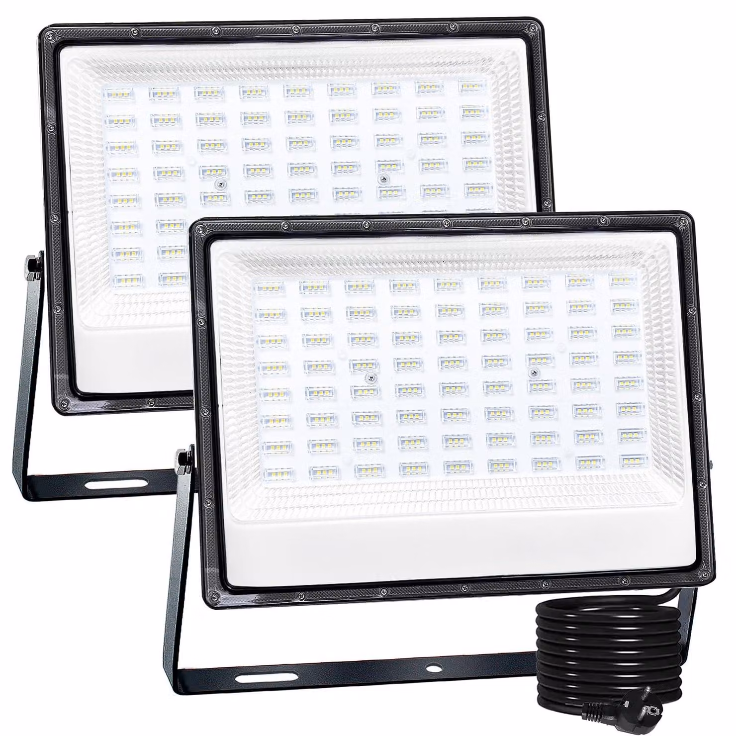 Fari a LED da 200W, 20000 lumen, confezione da 2, grado di protezione IP66, luce bianca fredda