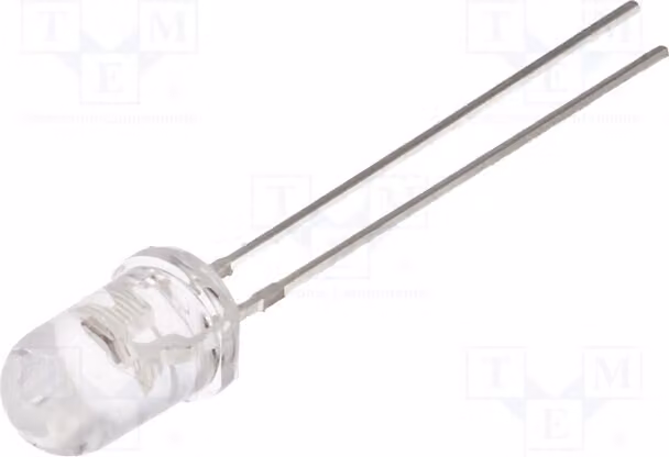 2 LED, 3-5V, 30°, 20mA, 5mm, 2000-2500 mcd, blu. Lente: trasparente. Modello: OSB5SK5A31A, speciale