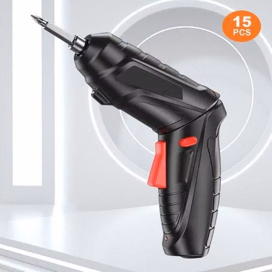 Avvitatore elettrico a batteria da 3,6 V con luce LED, modello piccolo