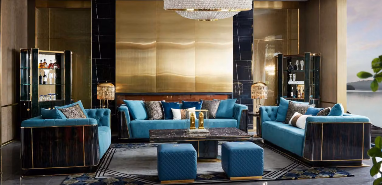 Luxus wohnzimmer möbel samt sofa couch set couchtisch designer wohnlandschaft