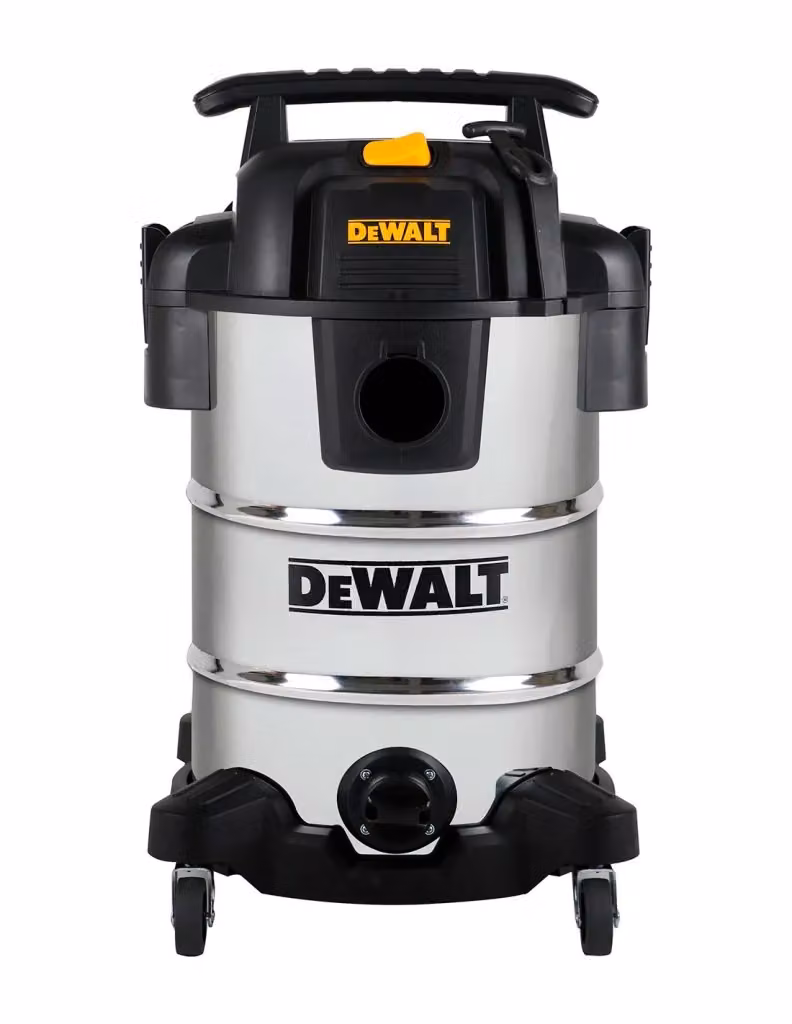 Aspiratore solidi e liquidi DeWalt DXV30SA in acciaio inossidabile color argento (1.050W) – 2