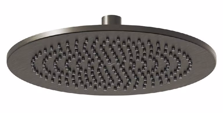 Soffione doccia rotondo Ravak Chrome 980.20GB 250 mm, finitura grafite spazzolata