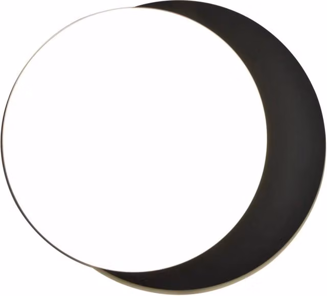 Plafoniera LED esterna Lutec Goleta nera con protezione IP44 per terrazzi e balconi