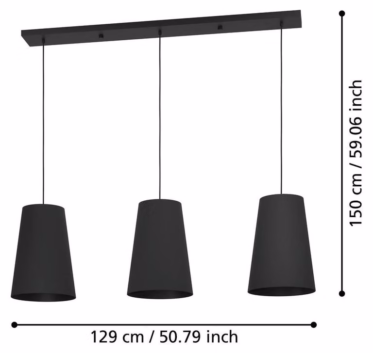 Lampada a sospensione PETROSA 390133 Eglo