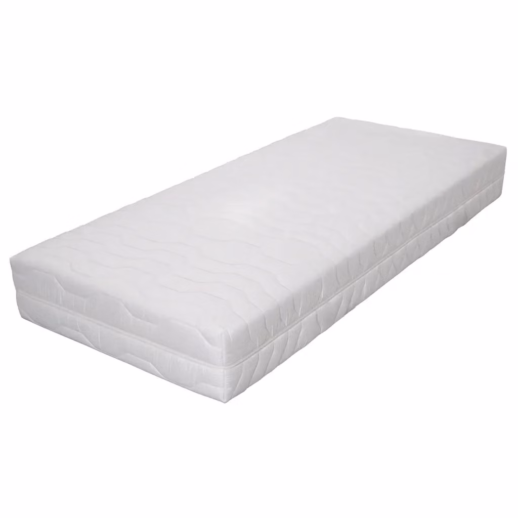 vidaXL Materasso a 7 Zone con Molle Insacchettate, Bianco, L/P/H: 100 x 200 x 20 cm – 2