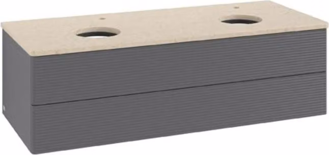 Mobiletto V&B con struttura frontale Antao 120x36x50cm, HL, WBP botti., A m Lac
