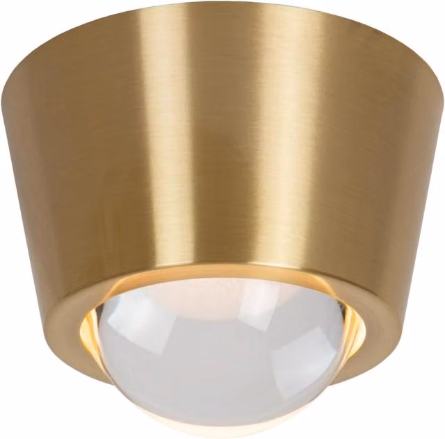 Spot da soffitto RIGON Lucide con LED integrato oro e vetro – 1