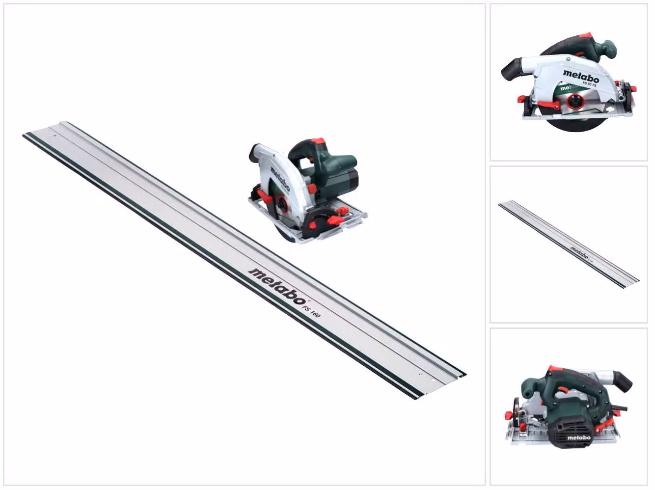 Sega circolare manuale Metabo KS 66 FS 1500 W 190 mm + 1x lama + guida parallela