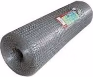 Rete zincata saldata 50 cm con maglia da 6 mm, filo da 0,6 mm - 25 Mb - S-B 793